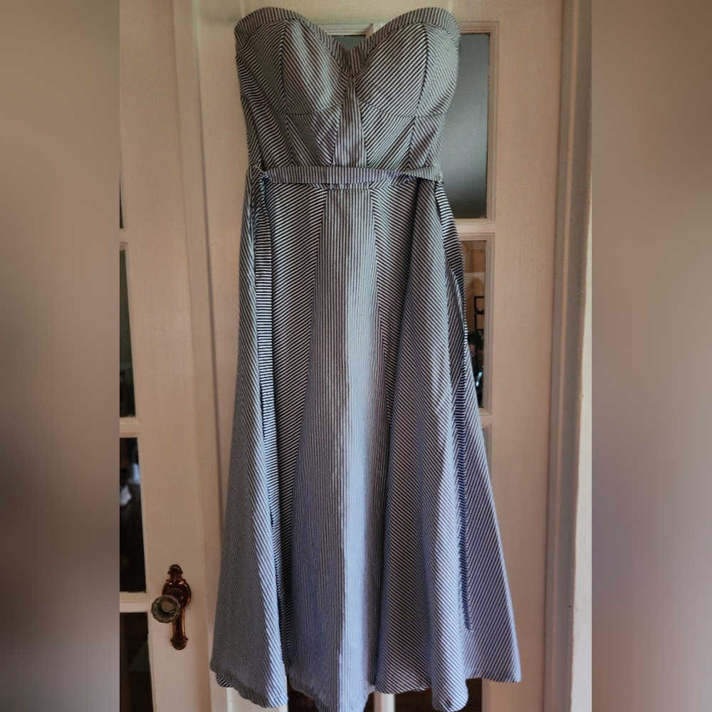 Striped Women's Vintage Dress